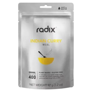 Radix Nutrition Original Freeze Dried Meal V9.0 Indian Curry - 400kcal