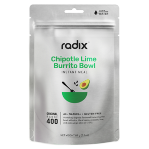 Radix Nutrition Original Freeze Dried Meal V9.0 Chipotle Lime Burrito Bowl - 400kcal