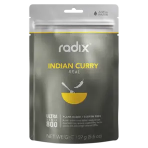Radix Nutrition Ultra Freeze Dried Meal V9.0 Indian Curry - 800kcal