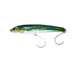 Nomad Design Riptide Floating Stickbait Lure - Silver Green Mackerel