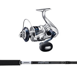 Shimano Saragosa SW 10000PG A - Abyss Sw 5’4” 1pc PE5 Spin Jig Combo