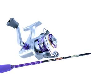 Ugly Stick Tackle Ratz Spinning Kids Combo - Purple