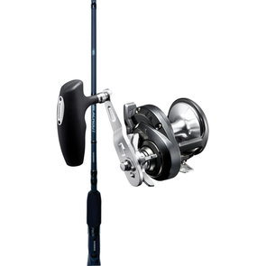 Shimano Torium 20PG A | Blackout 5ft 5in 1 Piece 50-80lb Overhead Jig Combo