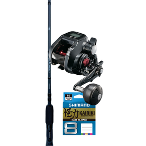 Shimano Plays 600 | Blackout 6ft 6in 2 Piece 10-15kg Electric Combo with Braid