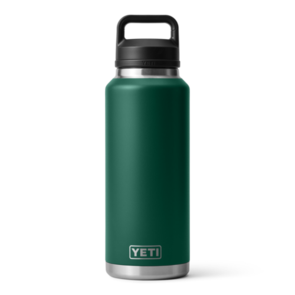 YETI Rambler 46 oz Bottle with Chug Cap - Black Forest Green