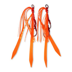 Ocean Angler Kabura Slider Assist Rig Twin Pack - Orange