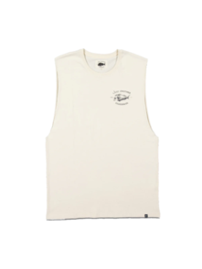 Just Another Fisherman Snapper Logo Tank - Antique White