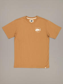 Just Another Fisherman Snapper Logo Tee - Clay / Snow White