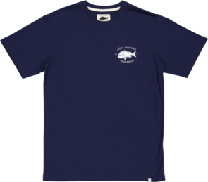Just Another Fisherman Snapper Logo Tee - Navy