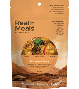 Real Meals Freeze Dried Dinner - Sri Lankan Curry