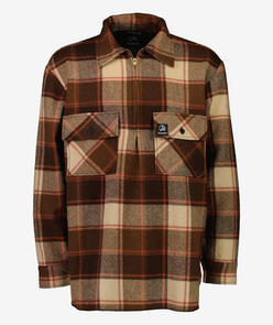 Swanndri Men's Ranger Wool Zip Front Bushshirt - Mackenzie Country Check