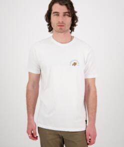 Swanndri Men's Landy T Shirt - White / Black