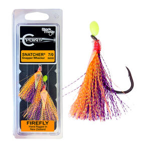 Black Magic Snatcher Flasher Rig Snapper Whacker - Fire Fly