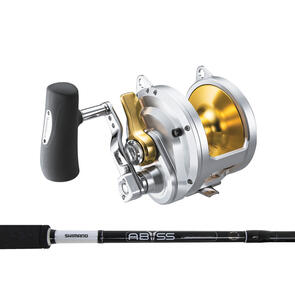 Shimano Talica 50 2 Speed - Abyss SW 5'6" 2pc 80lb RT Adjustable Butt Game Combo