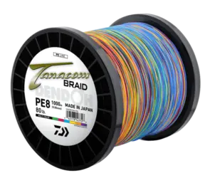 Daiwa Tanacom Braid X8 1000m Multi Colour