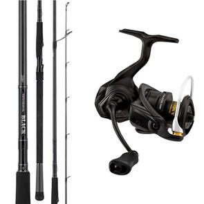 Daiwa Black Friday Combo 21 TD Black MQ 4000D-C Spin Reel - 21 TD Black Slugger 802 Rod