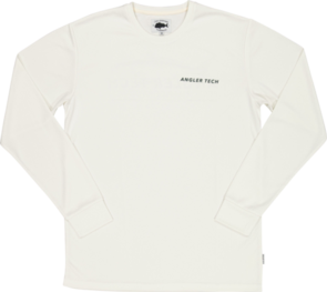 Just Another Fisherman Tech Logo LS Tee - Antique White