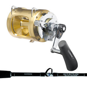 Shimano Tiagra 50WLRS - Status Bluewater 5'6" 37kg RT Straight Butt Game Combo