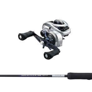 Shimano Tranx 300HG A - Grappler BB Type SJ 6'6" 2pc PE3 Overhead Slow Jig Combo