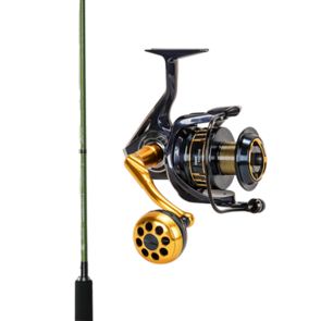 Okuma Salina 8000 | Tournament Concept X  7ft 9in 2 Piece PE4 Topwater Casting Combo