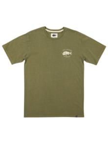 Just Another Fisherman Snapper Logo Tee - Lichen