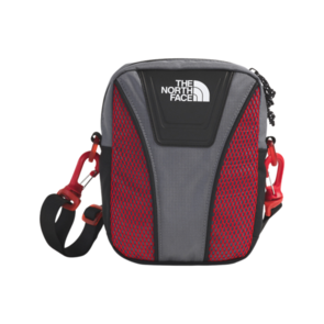 The North Face Y2K Shoulder Bag - Smoked Pearl / TNF Red