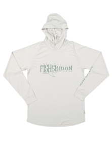 Just Another Fisherman Adventure Upf40 Hood - Light Grey