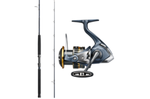 Shimano Ultegra 4000XG FC - Shadow X 6'6" 1pc PE1.5-2 Inshore Slow Jig Combo