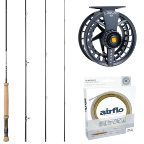 Primal Revel CS 9' #5 + Lamson Liquid S 5+ + Superflo Universal WF5F + 50m Backing