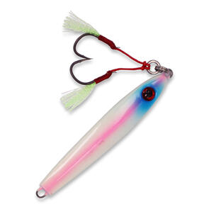 Ocean Angler Micro Weasel UV Jig - Pink / Lumo
