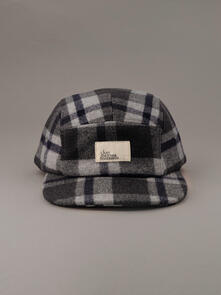 Just Another Fisherman Wool 5 Panel - Graphite Check