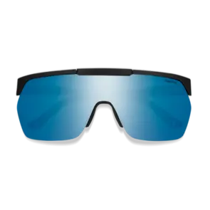 Smith XC Matte Black - ChromaPop Blue Mirror Polarized Sunglasses