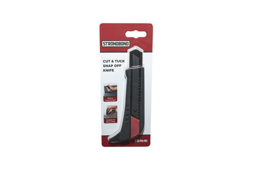 Strongbond 18mm Cut & Tuck Snap Off Knife