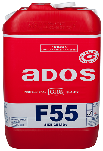ADOS F55 Sprayable Contact Adhesive Red 20 litre