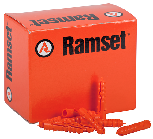 Ramset Ramplug 6mm Nylon Frame Anchor 100 Pack - DNP06 