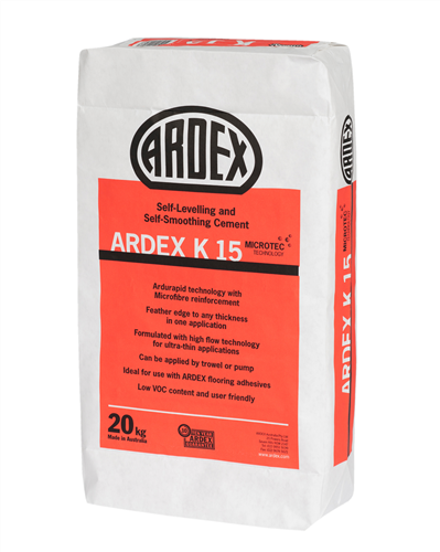 Ardex K 15 Microtec Self-Levelling and Self-Smoothing Compound 20 kg