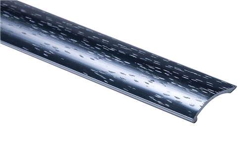 Strongbond Pewter Hammered Coverstrip 8651.LL Aluminium Floor Trim 2.44m