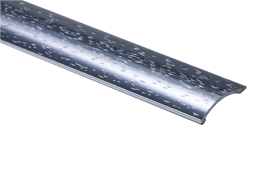 Strongbond Silver Hammered Coverstrip 1651.LL Aluminium Floor Trim 2440 mm