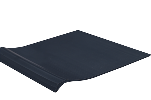 Elastomer Black Cove Base / Featheredge 107mm Skirting 15m coil