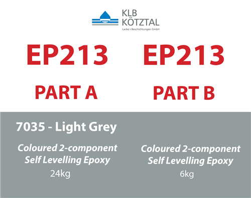 KLB EP 213 Light Grey RAL 7035 30 kg kit