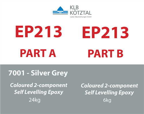 KLB EP 213 Silver Grey 7001 RAL 30 kg kit