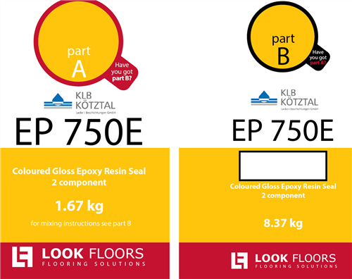 KLB EP 750 Silver Grey RAL 7001 10 kg kit