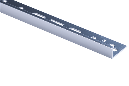 Roberts TASE10-B Bright Finish Square Edge Aluminium Tile Trim 10 x 2500 mm