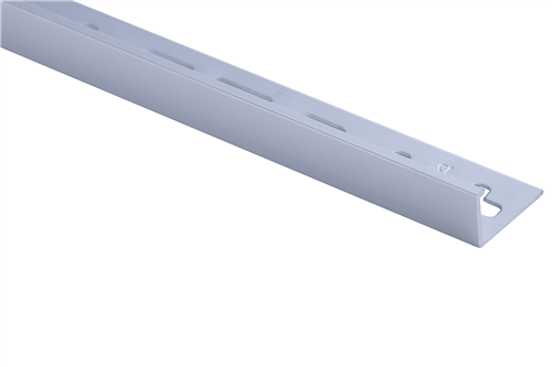 Roberts TASE 12-MAT Silver Matt Square Edge Aluminium Tile Trim 12 x 2500 mm