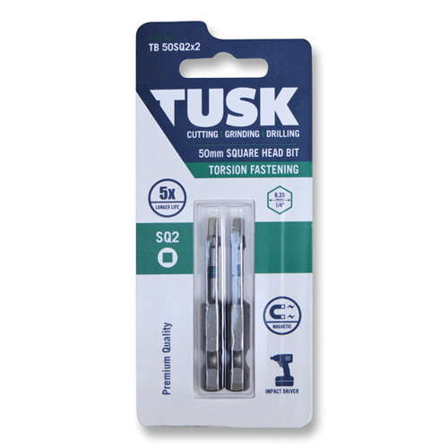 Tusk Torsion Bits TB 50SQ2x2 50 mm