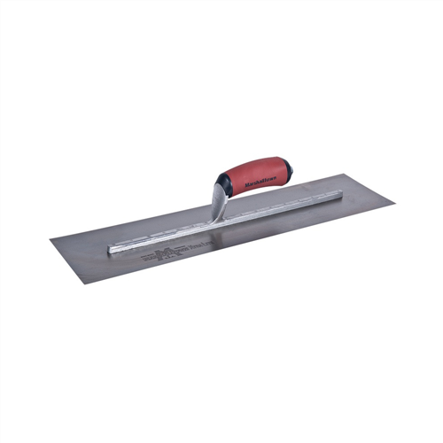 Unnotched Finishing Trowel with Curved DuraSoft Rubber Handle 508 x 125 mm