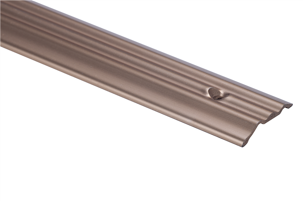 Strongbond Bronze Ripple Trim Aluminium 9156.L20 Vinyl Floor Trim 2.44m