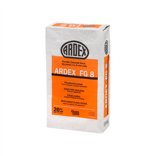 Ardex FG8 Misty Grey Flexible Coloured Grout 20 kg