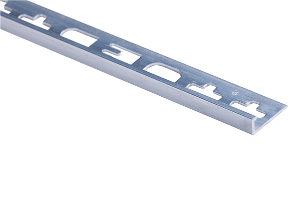 Roberts Mill Finish Aluminium Square Edge Tile Trim 2500 mm
