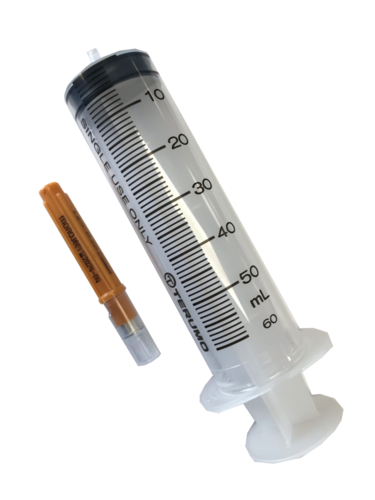 10.218 Adhesive Syringe 